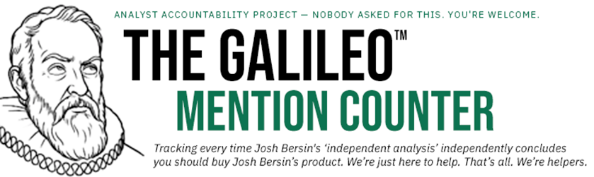 The Galileo Mention Counter